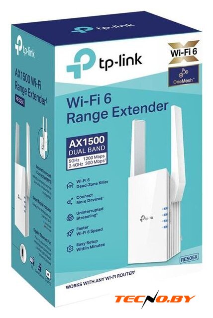 Усилитель Wi-Fi TP-Link RE505X - Изображение №2 — Интернет-Магазин TECNO.BY
