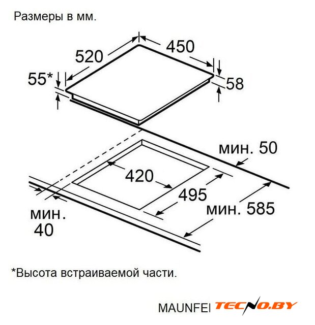 Варочная панель MAUNFELD AVI4534SSBK - Изображение №11 — Интернет-Магазин TECNO.BY