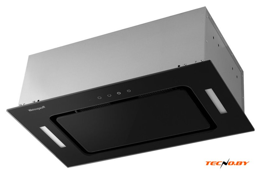 Кухонная вытяжка Weissgauff Intense 600 Touch Black Glass - Изображение №1 — Интернет-Магазин TECNO.BY
