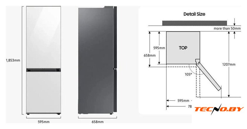 Холодильник Samsung RB34C600ESA/EF - Изображение №10 — Интернет-Магазин TECNO.BY