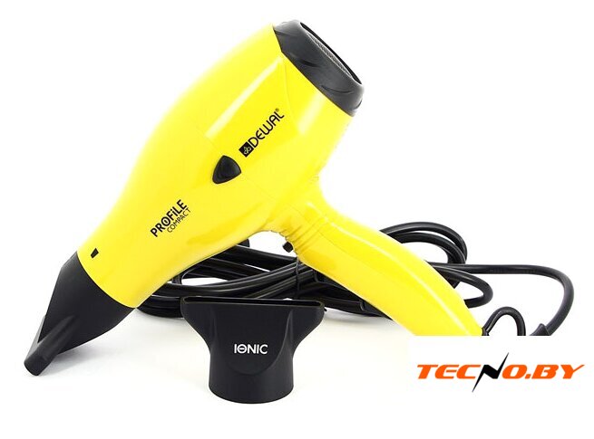 Фен Dewal Profile Compact (желтый) [03-119] - Изображение №3 — Интернет-Магазин TECNO.BY