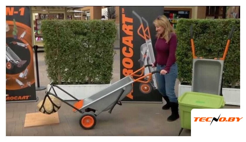 Двухколесная тачка Worx WG050 Aerocart - Изображение №7 — Интернет-Магазин TECNO.BY