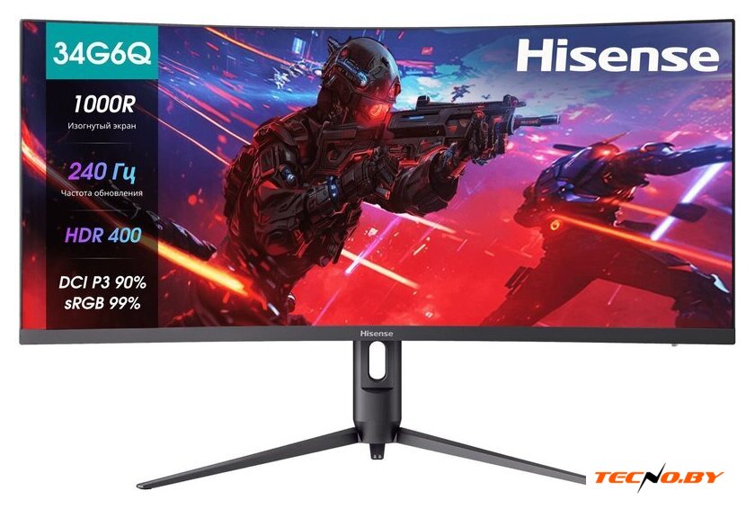 Игровой монитор Hisense 34G6Q Pro - Изображение №1 — Интернет-Магазин TECNO.BY