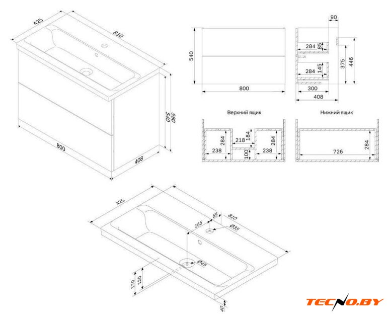  AM.PM Тумба с умывальником Gem M90-FHX0802WG-WCC0802WG - Изображение №11 — Интернет-Магазин TECNO.BY