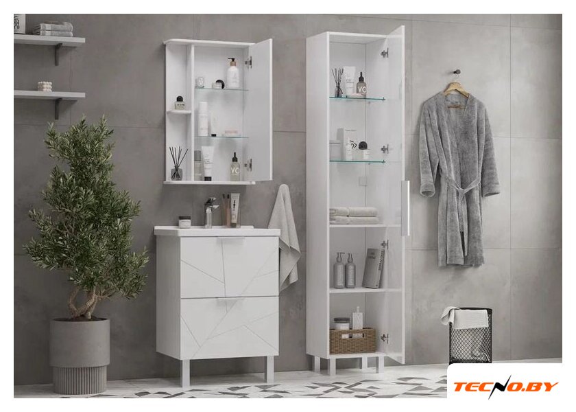  Volna Шкаф-пенал Twing 40 белый - Изображение №6 — Интернет-Магазин TECNO.BY