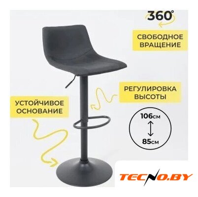 Стул AksHome Ben (ткань, черный/черный) - Изображение №6 — Интернет-Магазин TECNO.BY