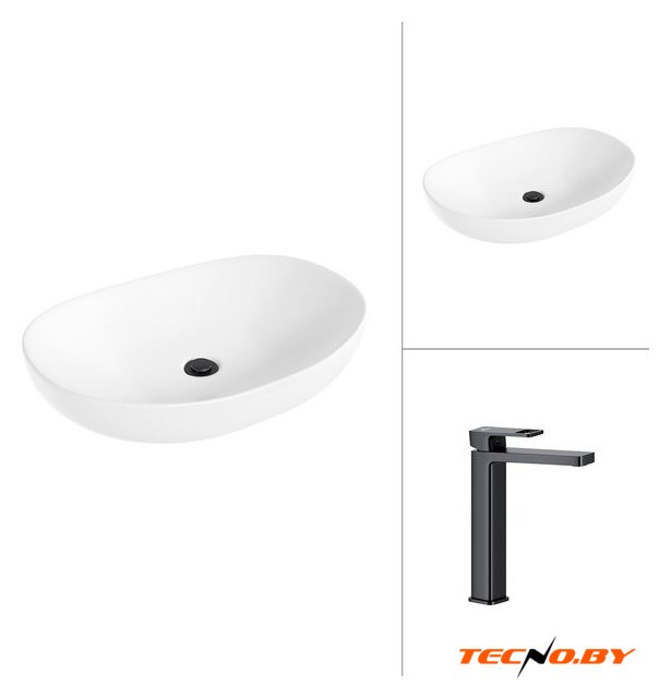 Умывальник Lauter 21502 + Cascade 21СК0655BS - Изображение №1 — Интернет-Магазин TECNO.BY