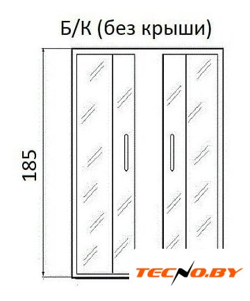 Душевой уголок River Morava XL 100/80/24 МТ (без поддона) - Изображение №3 — Интернет-Магазин TECNO.BY
