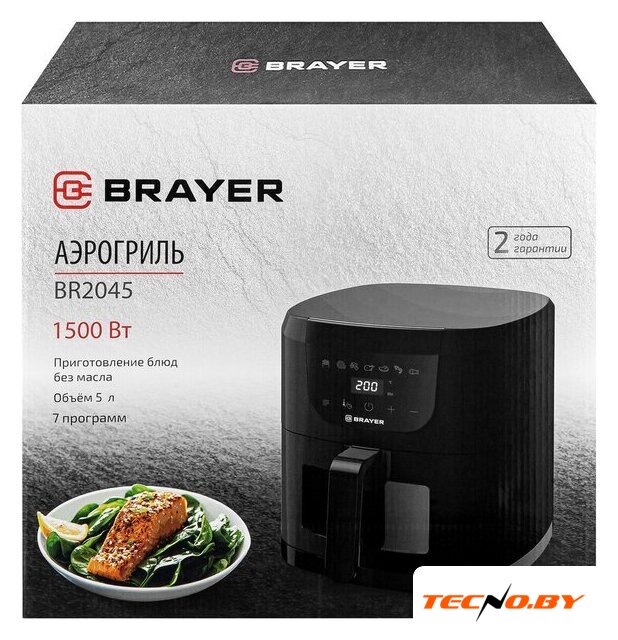 Аэрогриль (аэрофритюрница) Brayer BR2045 - Изображение №11 — Интернет-Магазин TECNO.BY