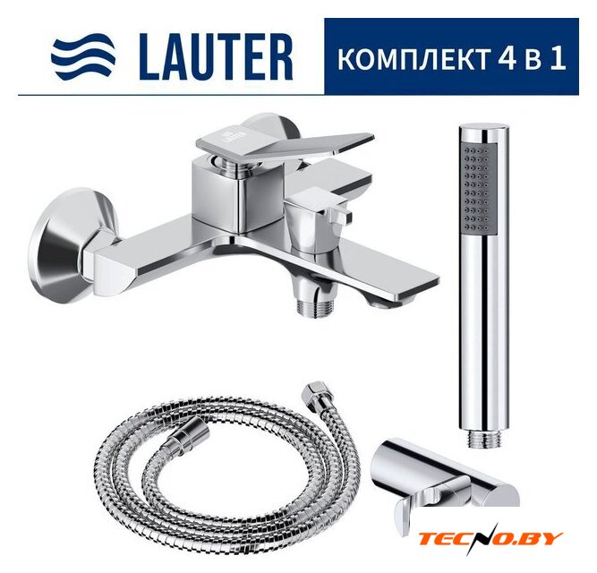 Смеситель Lauter Allure 21CK6618C с лейкой Relexa Lily 21S10048 - Изображение №1 — Интернет-Магазин TECNO.BY