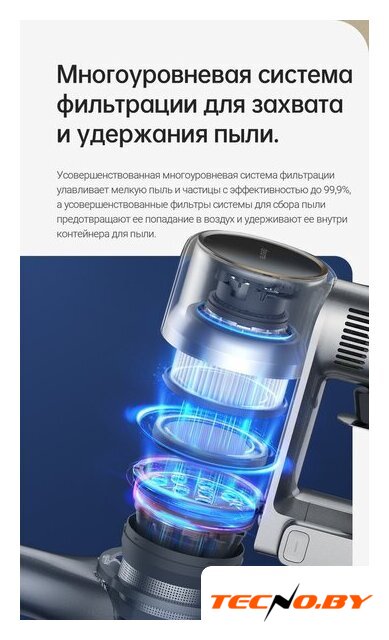 Пылесос Dreame R20 Cordless Vacuum Cleaner VTV97A - Изображение №32 — Интернет-Магазин TECNO.BY