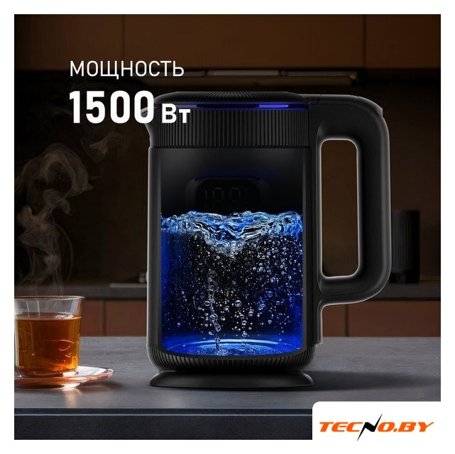 Электрический чайник Weissgauff WK 1530 Db Touch BodyCool - Изображение №10 — Интернет-Магазин TECNO.BY