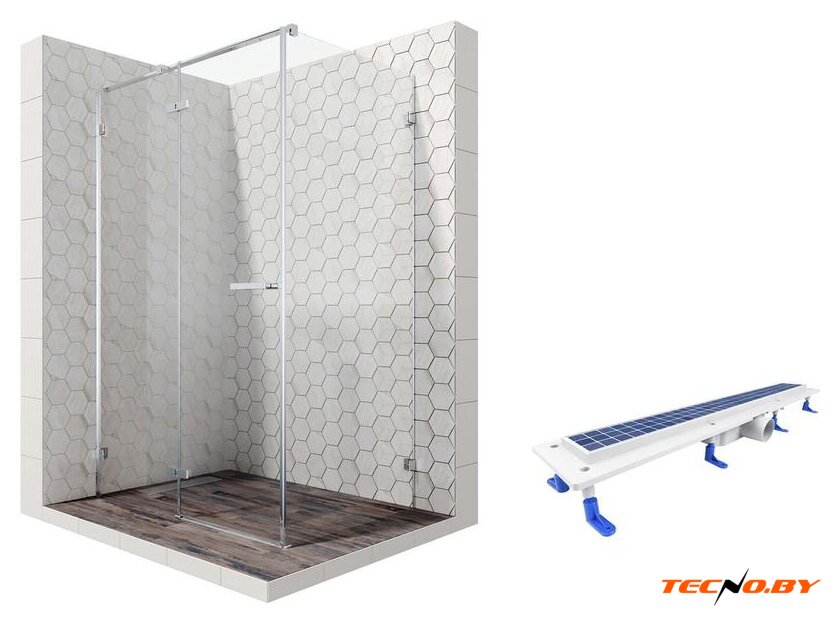 Душевой уголок Ambassador Set 10011104L-ST1 - Изображение №1 — Интернет-Магазин TECNO.BY