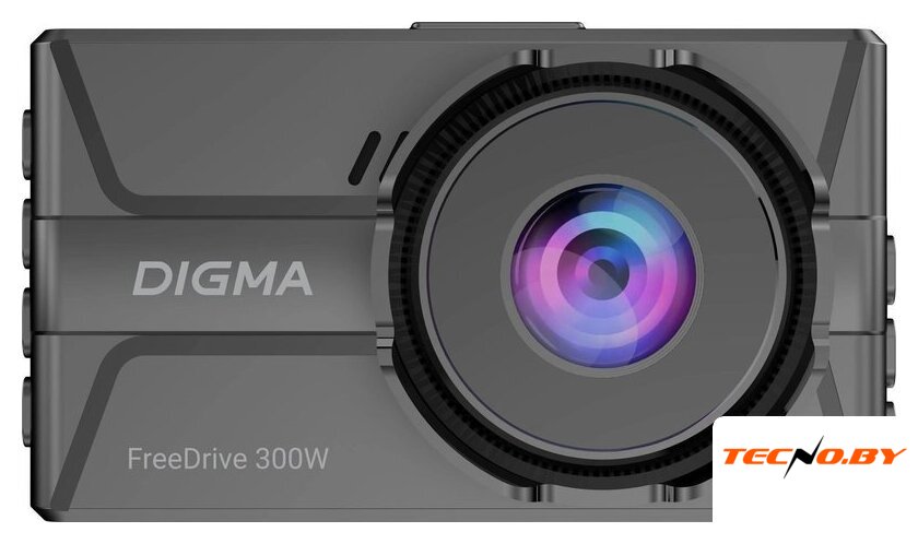 Видеорегистратор для авто Digma FreeDrive 300DW FD300DW (черный) - Изображение №2 — Интернет-Магазин TECNO.BY