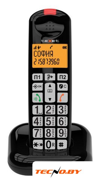 Радиотелефон TeXet TX-D7855A (черный) - Изображение №1 — Интернет-Магазин TECNO.BY