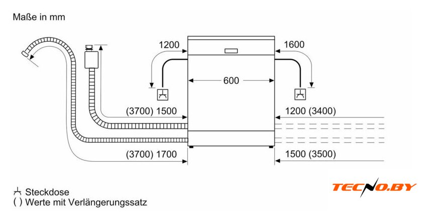 Встраиваемая посудомоечная машина Bosch Serie 4 SMV4HTX00E - Изображение №11 — Интернет-Магазин TECNO.BY
