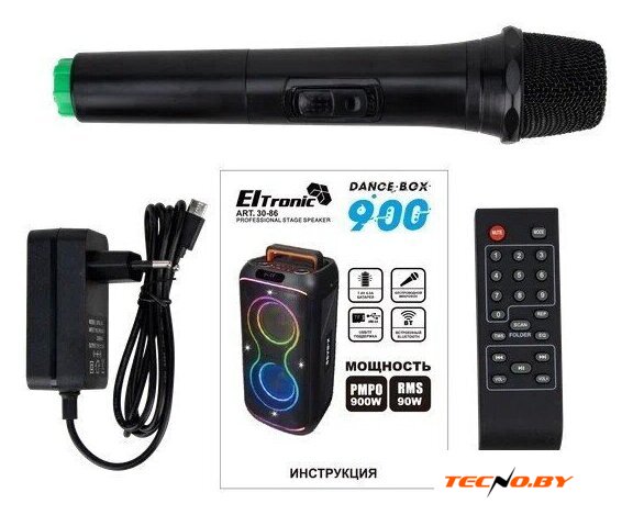 Беспроводная колонка Eltronic 30-86 Dance Box 900 - Изображение №12 — Интернет-Магазин TECNO.BY