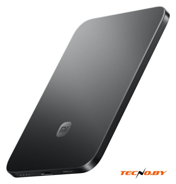 Внешний аккумулятор Xiaomi UltraThin Magnetic Power Bank 5000 15W MDY-20-EB (черный) - Изображение №1 — Интернет-Магазин TECNO.BY