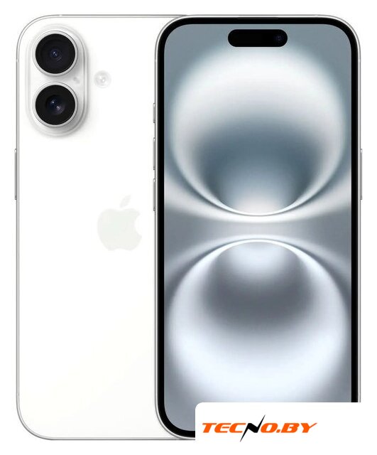 Телефон Apple iPhone 16 Dual SIM 128GB (белый) - Изображение №1 — Интернет-Магазин TECNO.BY