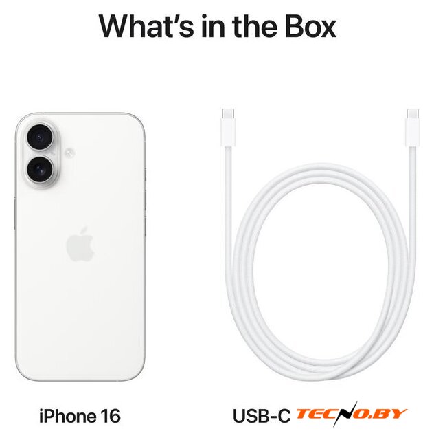Телефон Apple iPhone 16 Dual SIM 128GB (белый) - Изображение №7 — Интернет-Магазин TECNO.BY