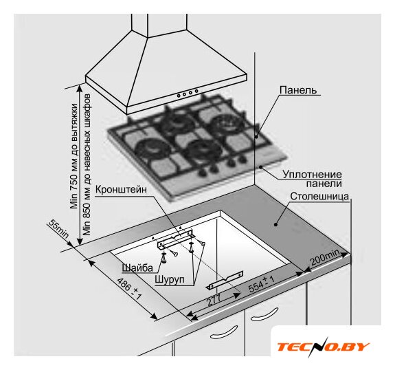 Варочная панель GEFEST 2231 К12 - Изображение №2 — Интернет-Магазин TECNO.BY