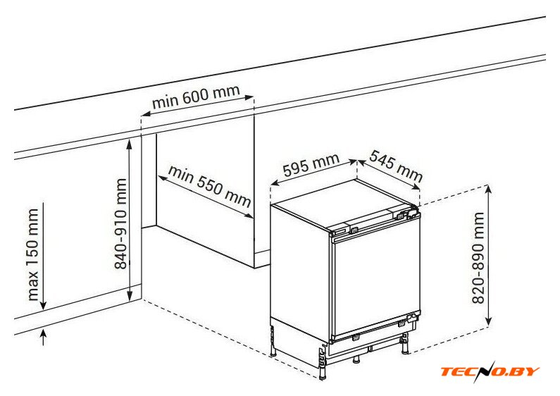 Однокамерный холодильник Indesit IBUD 109 - Изображение №8 — Интернет-Магазин TECNO.BY