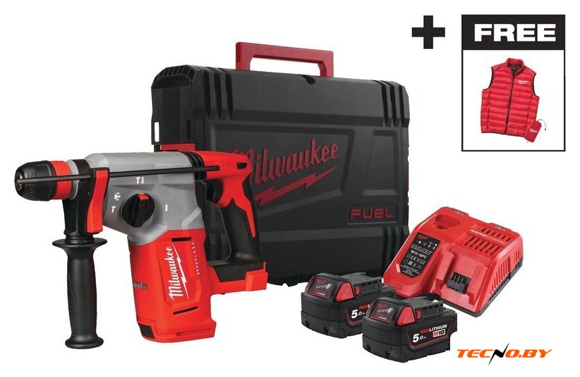 Перфоратор Milwaukee M18 BLHXMC-502X 4933499459 (с 2-мя АКБ, кейс) - Изображение №1 — Интернет-Магазин TECNO.BY