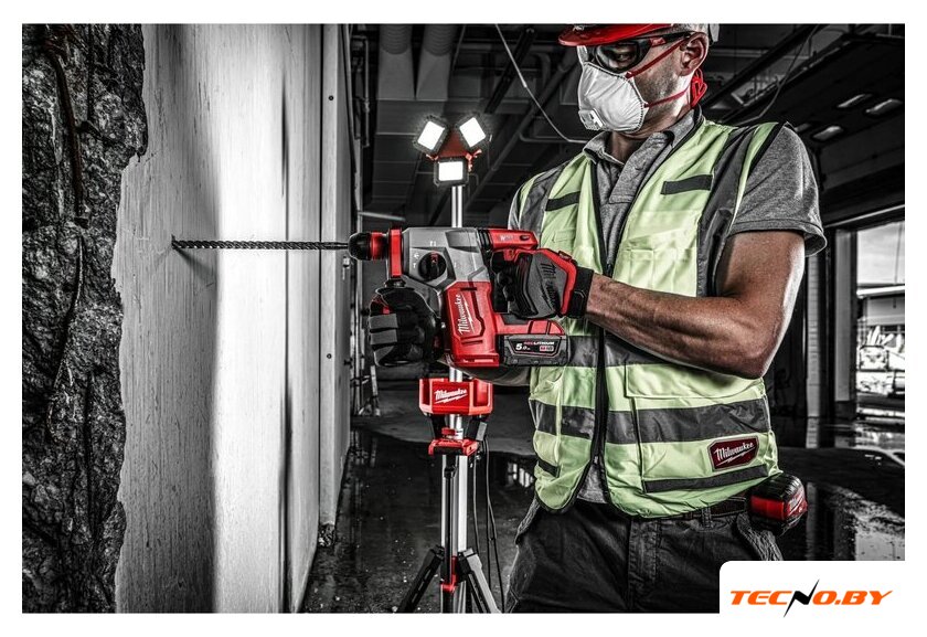 Перфоратор Milwaukee M18 BLHXMC-502X 4933499459 (с 2-мя АКБ, кейс) - Изображение №11 — Интернет-Магазин TECNO.BY