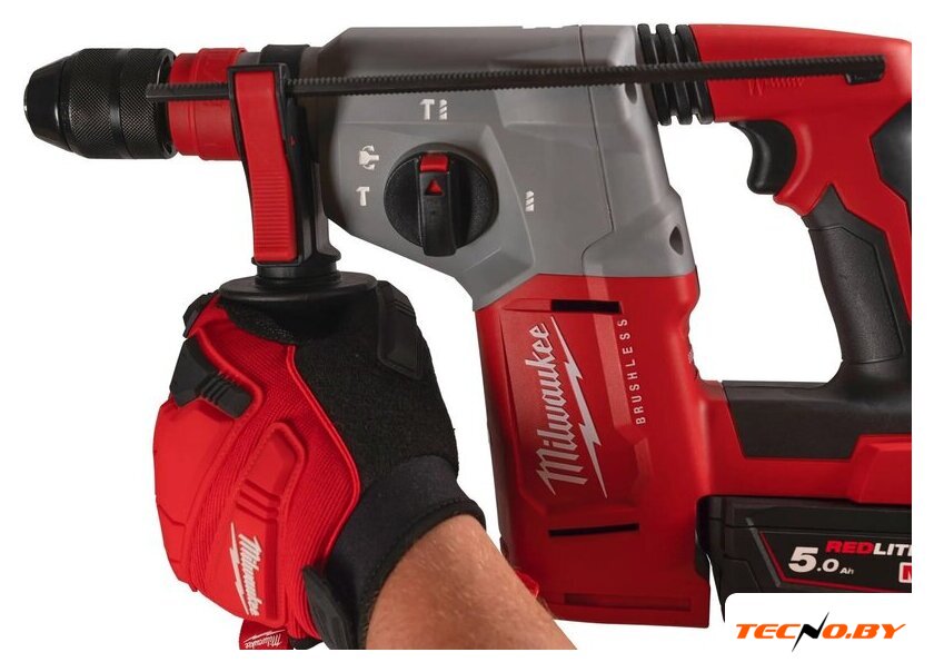 Перфоратор Milwaukee M18 BLHXMC-502X 4933499459 (с 2-мя АКБ, кейс) - Изображение №9 — Интернет-Магазин TECNO.BY