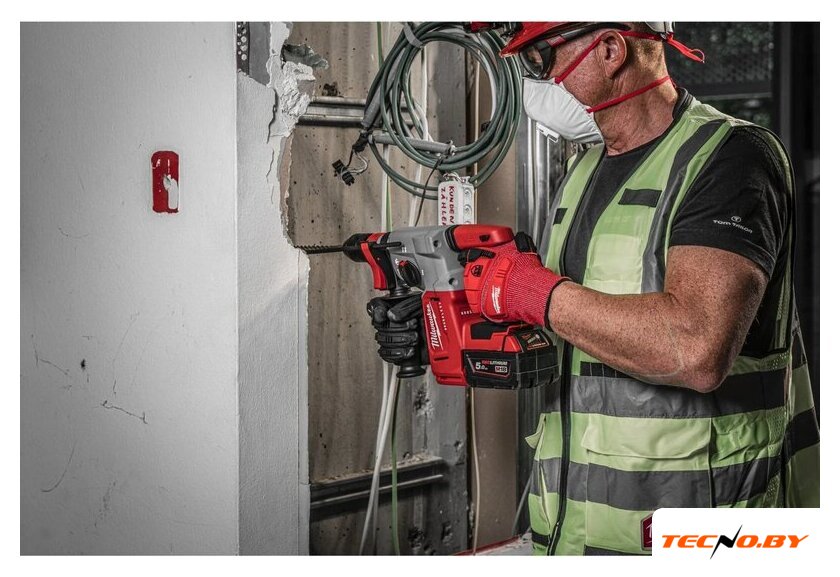 Перфоратор Milwaukee M18 BLHXMC-502X 4933499459 (с 2-мя АКБ, кейс) - Изображение №15 — Интернет-Магазин TECNO.BY