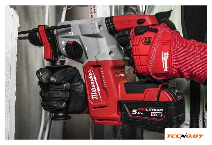 Перфоратор Milwaukee M18 BLHXMC-502X 4933499459 (с 2-мя АКБ, кейс) - Изображение №13 — Интернет-Магазин TECNO.BY