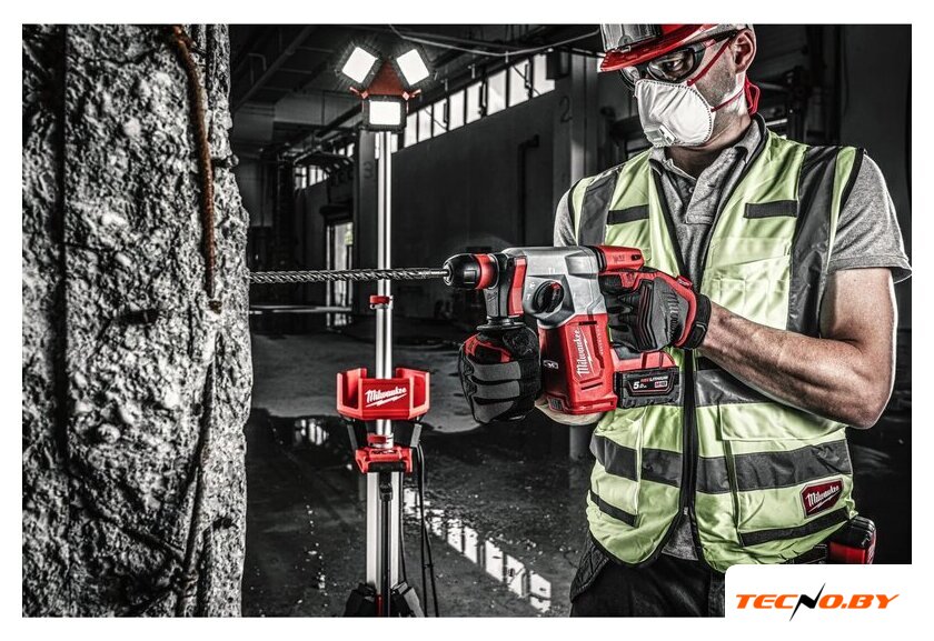 Перфоратор Milwaukee M18 BLHXMC-502X 4933499459 (с 2-мя АКБ, кейс) - Изображение №10 — Интернет-Магазин TECNO.BY