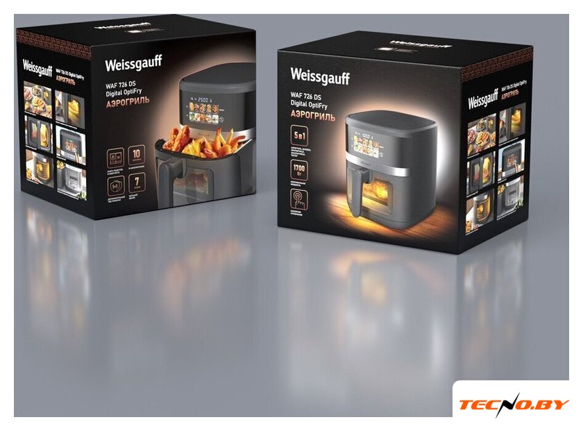 Аэрогриль (аэрофритюрница) Weissgauff WAF 726 DS Digital OptiFry - Изображение №30 — Интернет-Магазин TECNO.BY