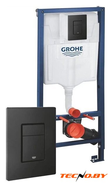 Унитаз подвесной Lauter Magdeburg 21103EC + GROHE Solido 38811KF0 (черный матовый) - Изображение №13 — Интернет-Магазин TECNO.BY