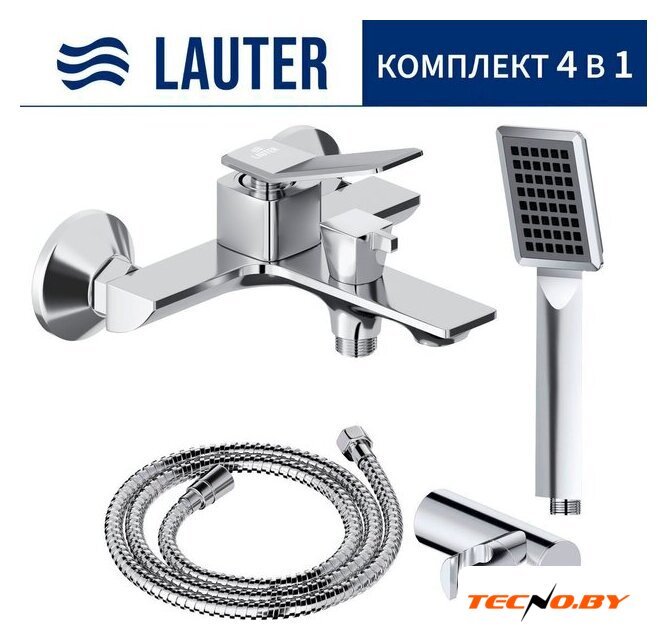 Смеситель Lauter Allure 21CK6618C с лейкой Relexa Serene 21S00103 - Изображение №1 — Интернет-Магазин TECNO.BY