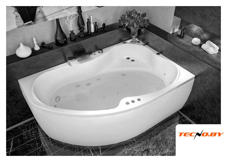 Ванна Aquanet Capri 160x100 R - Изображение №4 — Интернет-Магазин TECNO.BY