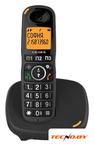 Радиотелефон TeXet TX-D8905A (черный) - Изображение №1 — Интернет-Магазин TECNO.BY