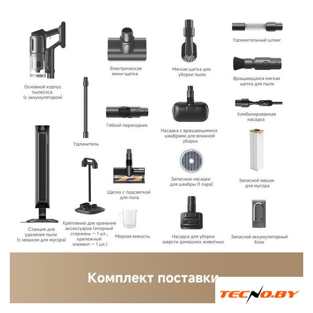 Пылесос Dreame Station Cordless Vacuum Cleaner Z40 VZV33A - Изображение №20 — Интернет-Магазин TECNO.BY