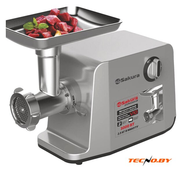 Мясорубка Sakura SA-6426 Professional - Изображение №1 — Интернет-Магазин TECNO.BY