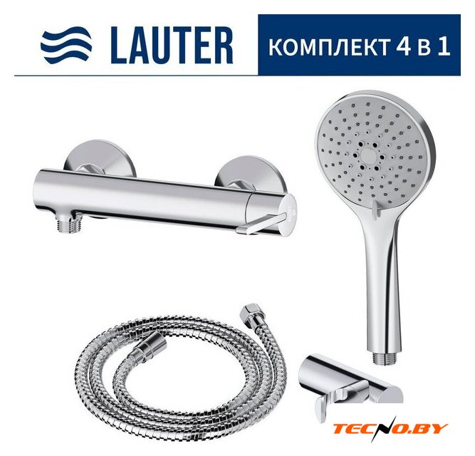 Смеситель Lauter Velvet 21СК9696С с лейкой Relexa Daisy 21S10167 - Изображение №1 — Интернет-Магазин TECNO.BY