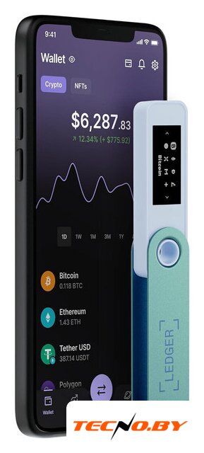 Аппаратный криптокошелек Ledger Nano X (пастельный зеленый) - Изображение №5 — Интернет-Магазин TECNO.BY