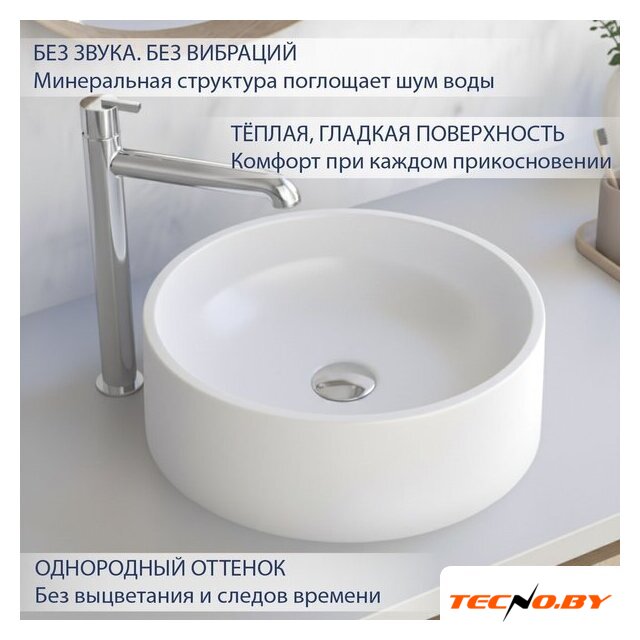 Умывальник Lauter Laguna 21L401PW (Pure White) - Изображение №3 — Интернет-Магазин TECNO.BY