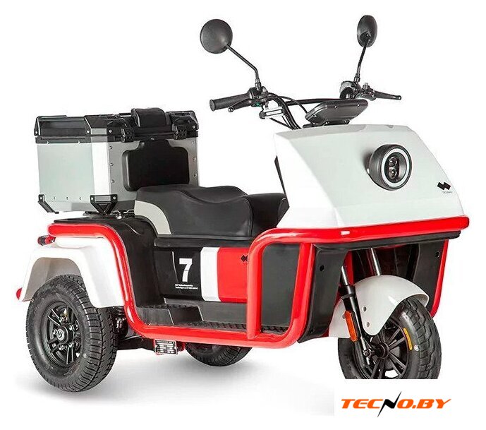 Электроскутер Gelbert Wanshida DOUHAO 60V 800W (белый) - Изображение №1 — Интернет-Магазин TECNO.BY