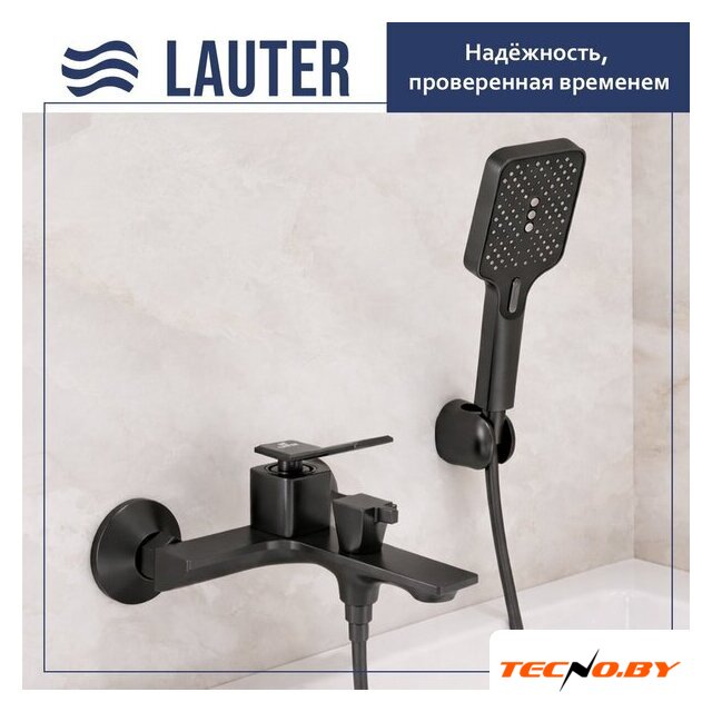 Смеситель Lauter Allure 21CK6618QP + Душевой гарнитур 213GM - Изображение №1 — Интернет-Магазин TECNO.BY