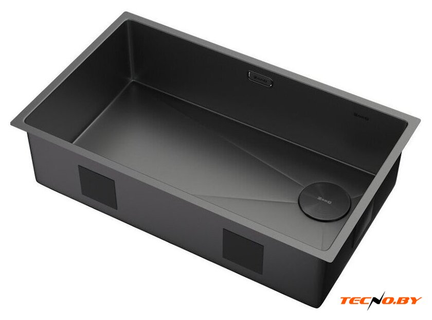 Кухонная мойка ZorG Zerox 74 U / IF Side SF Zurinox PVD Gunblack - Изображение №2 — Интернет-Магазин TECNO.BY