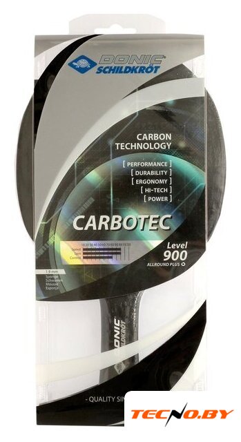 Ракетка для настольного тенниса Donic-Schildkrot Carbotec 900 - Изображение №1 — Интернет-Магазин TECNO.BY