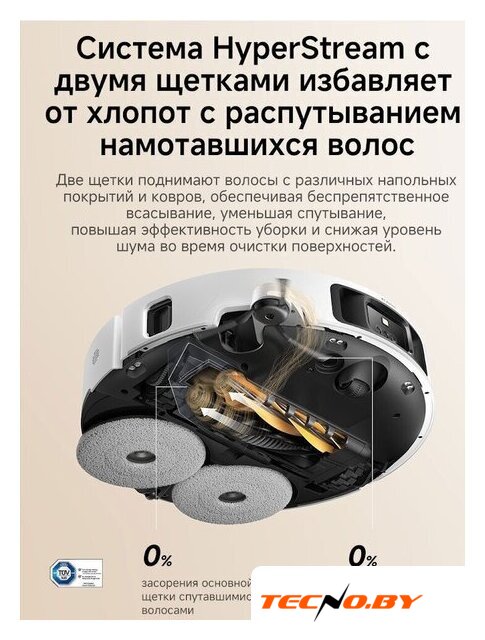Робот-пылесос Dreame Robot Vacuum L50s Pro Ultra White RLL88HE (евровилка, белый) - Изображение №16 — Интернет-Магазин TECNO.BY