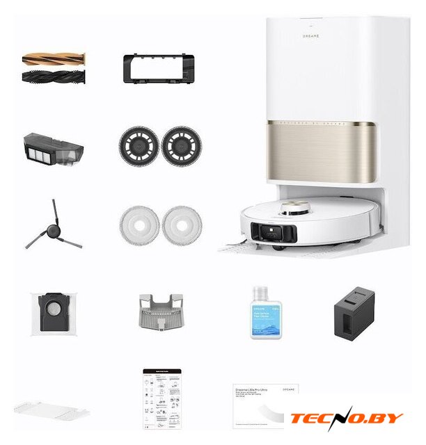 Робот-пылесос Dreame Robot Vacuum L50s Pro Ultra White RLL88HE (евровилка, белый) - Изображение №11 — Интернет-Магазин TECNO.BY