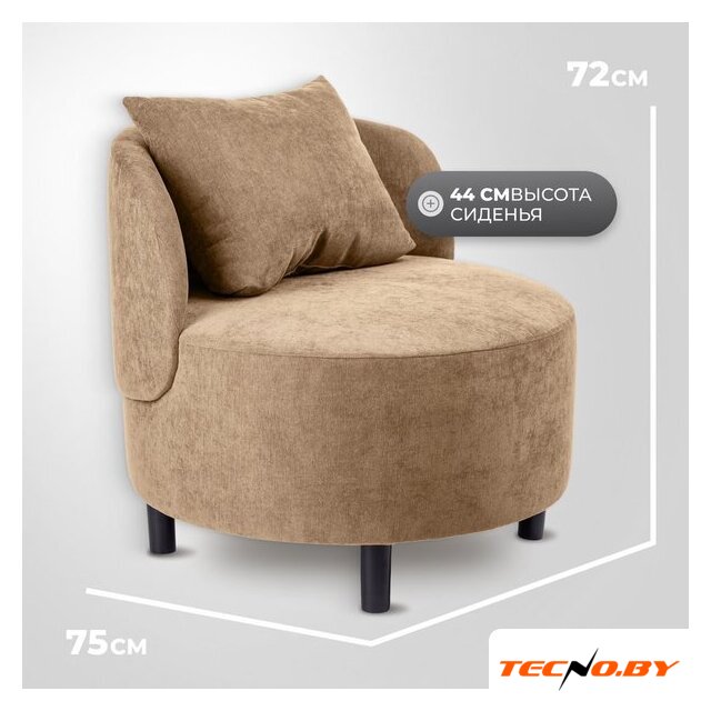 Интерьерное кресло Mio Tesoro Милан 1 (JH3565-6) - Изображение №5 — Интернет-Магазин TECNO.BY