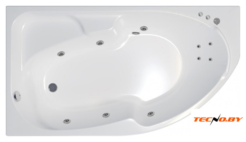 Ванна Triton София 170x95 L Стандарт Flat (с гидромассажем) - Изображение №1 — Интернет-Магазин TECNO.BY